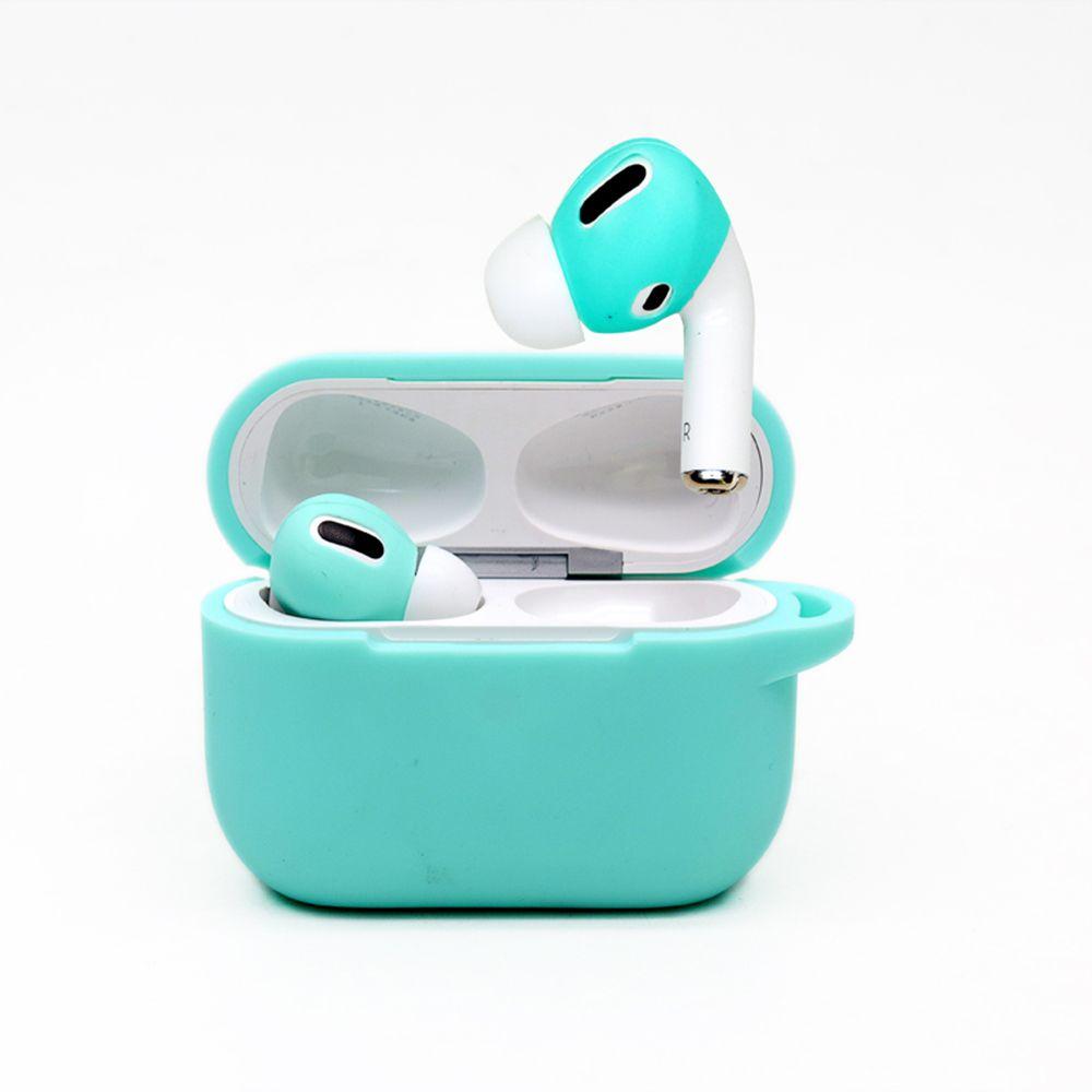 2pcs/1pair Ultra Thin Replacement Earphone Case Cover Eartips Earbuds Silicone
