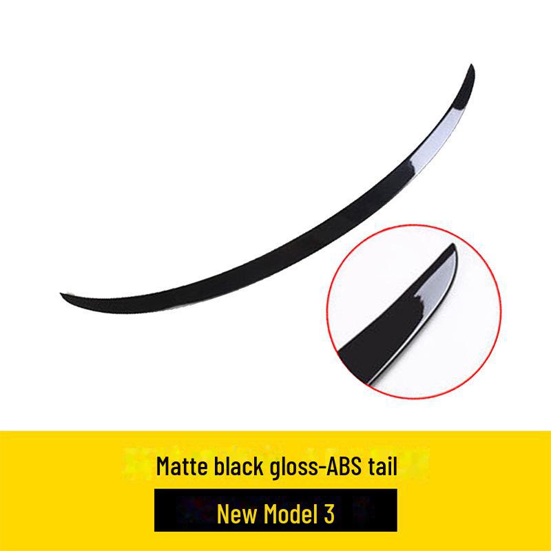 Маленькое хвостовое крыло из углеродного волокна для Tesla Model 3 - внешний аксессуар