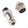 Pair GX16 5 Pin Aviation Cable Waterproof Connector