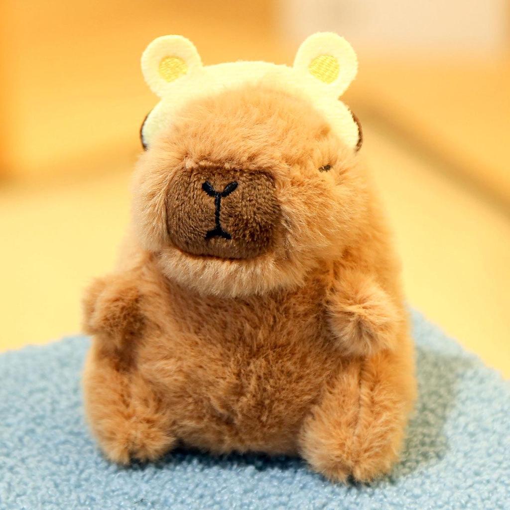 Плюшевая игрушка Капибара, брелок-подвеска - Мягкая игрушка, тряпичная кукла