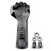 ALTEED M8M10M12-1.25 Pitch Shift Knob, Fist Hand Design, Clear Black, 5.9 Inches (150 Mm), For Trucks, Passenger Cars, Etc