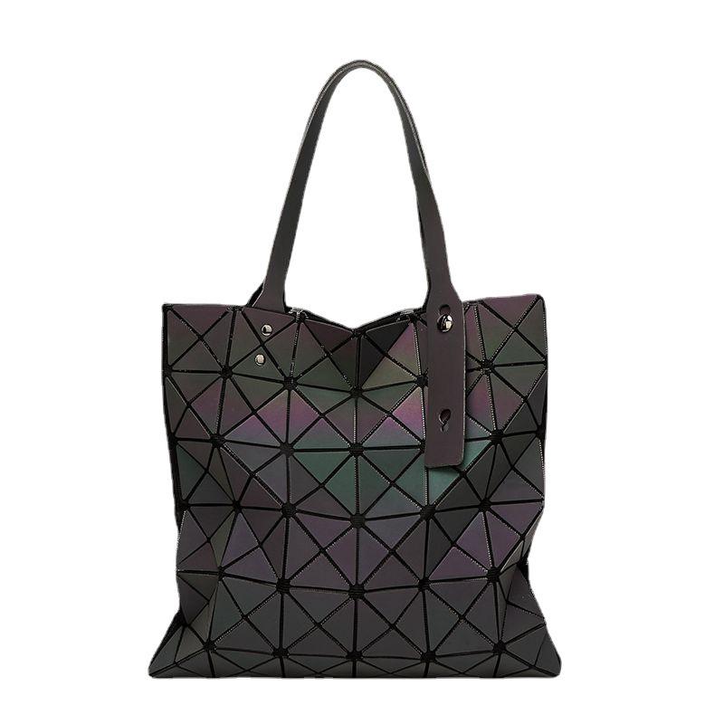 Светящаяся геометрическая женская сумка - трендовая японская сумка через плечо 2020