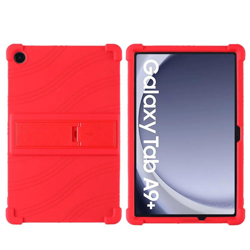 Мягкий чехол для Samsung Galaxy Tab A9 Plus, чехол для планшета 11 дюймов SM-X210 X216 X215 X218, силиконовая подставка, защитная оболочка
