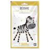 Soft Rubber and Sticks Kit - Zebra - GRAINE CREATIVE WE ALL HAVE TALENT - 5 Years Old - Child - Blue