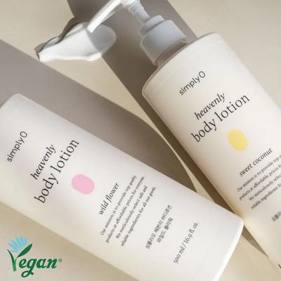 Освежающий, нелипкий Heavenly Vegan Body Lotion 500 мл 2 типа
