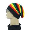 Warm Beret Rainbow Color Pile Cap Outdoors Hip Hop Pleated Hat  Winter