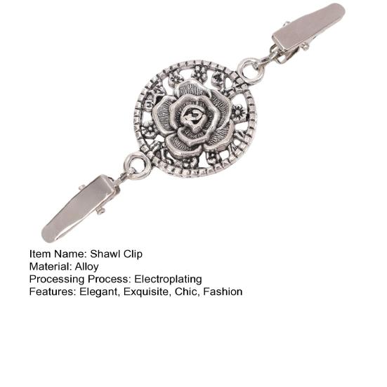 Свитер Шаль Зажим "Утиный клюв" Винтажное Платье-рубашка Кардиган Воротник Брошь-булавка