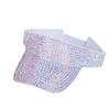 Трансграничная мода летняя шляпа с полым верхом, бриллиантовая шляпа, стразы, модный бренд, универсальный