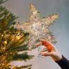 Рождественская звезда-верхушка с подсветкой Праздничное украшение Украшение на верхушку елки Орнамент Для домовладельцев Любителей DIY Квартира