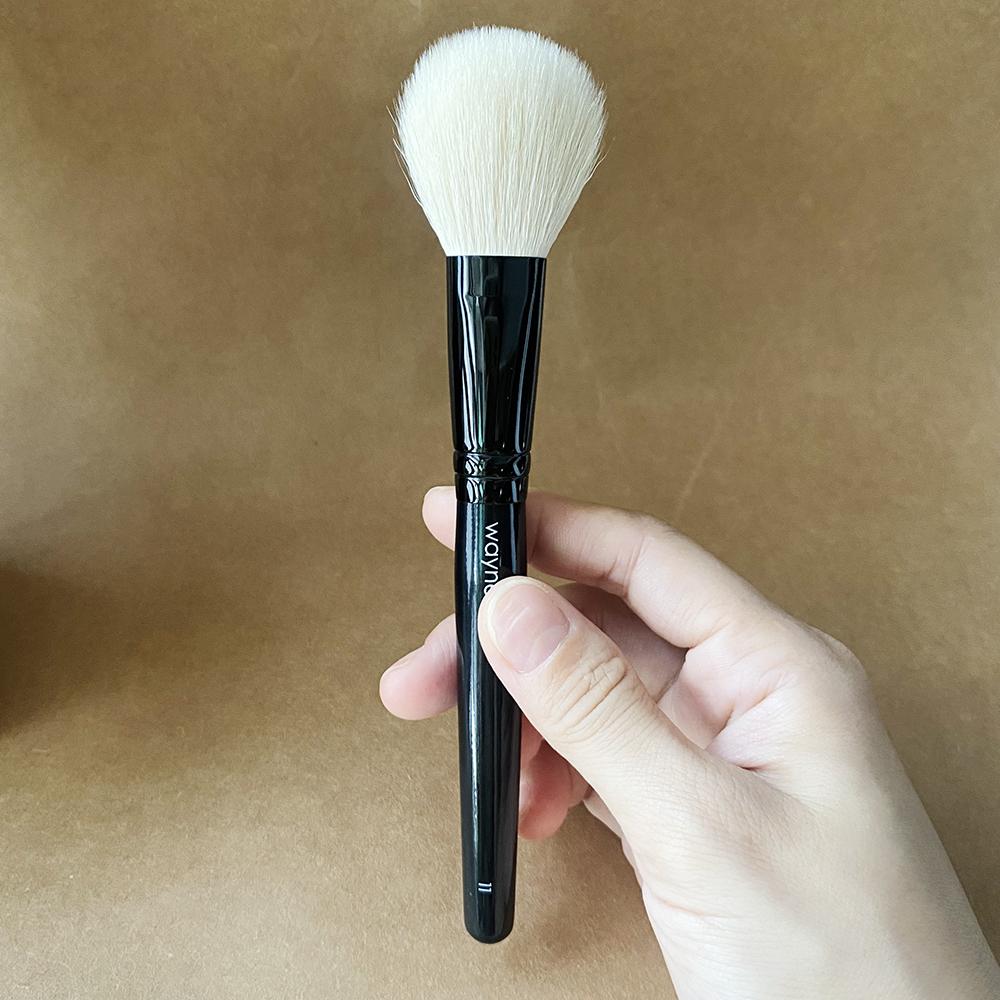 Кисти для макияжа лица WG для кремовой основы для пудры и скульптурирования щек с натуральным козьим волосом