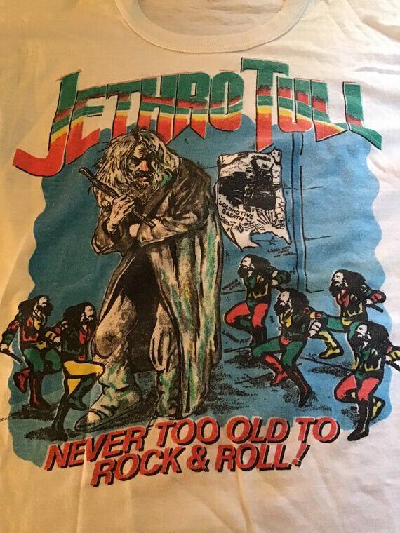 Vintage Jethro Tull 1979 Stormwatch Tour White Cotton S-234XL T-shirt E263 Unisex T-Shirt
