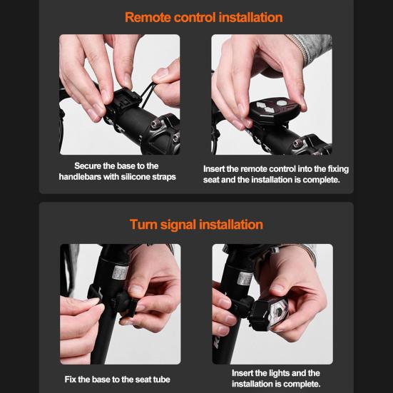 Задний фонарь для велосипеда с дистанционным управлением, перезаряжаемый, водонепроницаемый, ультра яркий, светодиодный, задний фонарь для велосипеда, беспроводной пульт дистанционного управления, умный предупредительный световой сигнал поворота, аксессуары для велоспорта