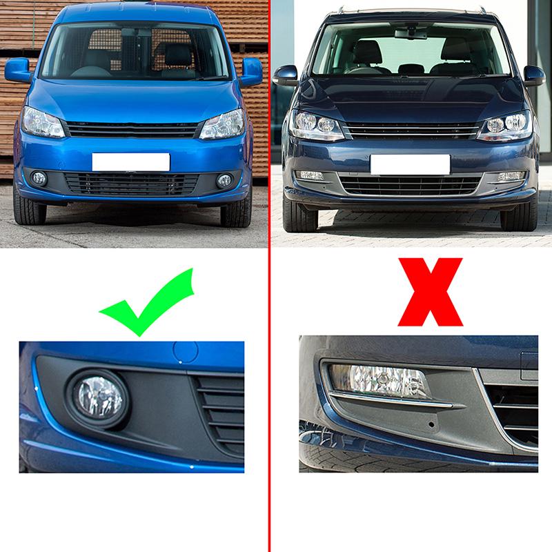 Рамка противотуманной фары для VW Touran 2011-2015 левая/правая передняя нижняя часть бампера, крышка противотуманной фары, гриль