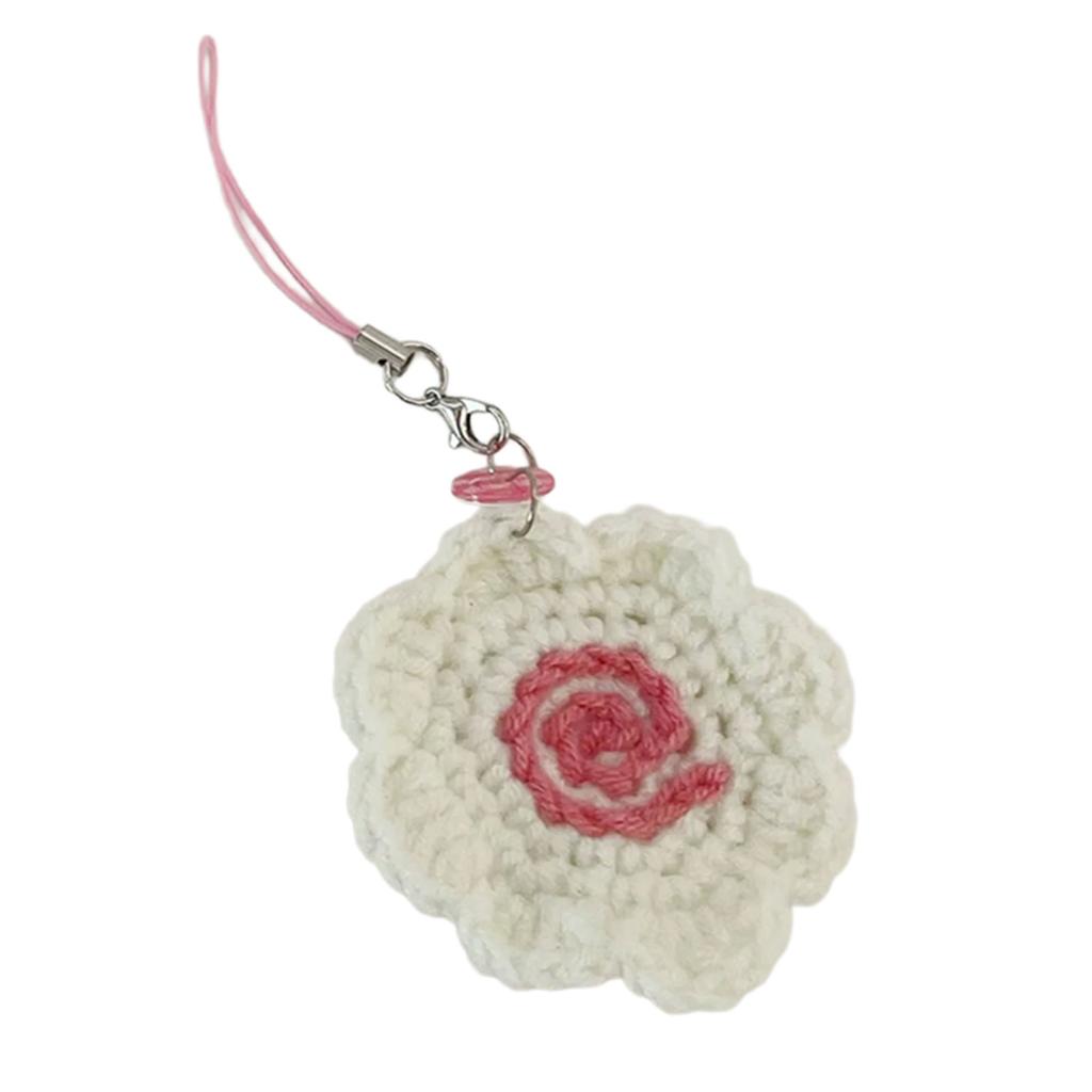 Handcrafted Crochet Fish Board Phone Chain Unique Phone Pendant Handmade Knitted Phone Jewelry Lightweight for Phone Bag