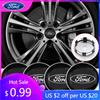 Car Sticker Auto Wheel Center Hub Tyre Vehicles Caps Cover Rim Sticker Badge For Ford Focus Mk2 Mk3 Fiesta Ranger Mondeo S-MAX K
