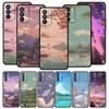 INS Korean Sunset Scenery Case For Oppo Find X6 X5 A54 A53 A52 A9 2020 A15 A95 A17 A16 A76 A74 A57 Reno7 Reno6 Pro Plus 5G Cover