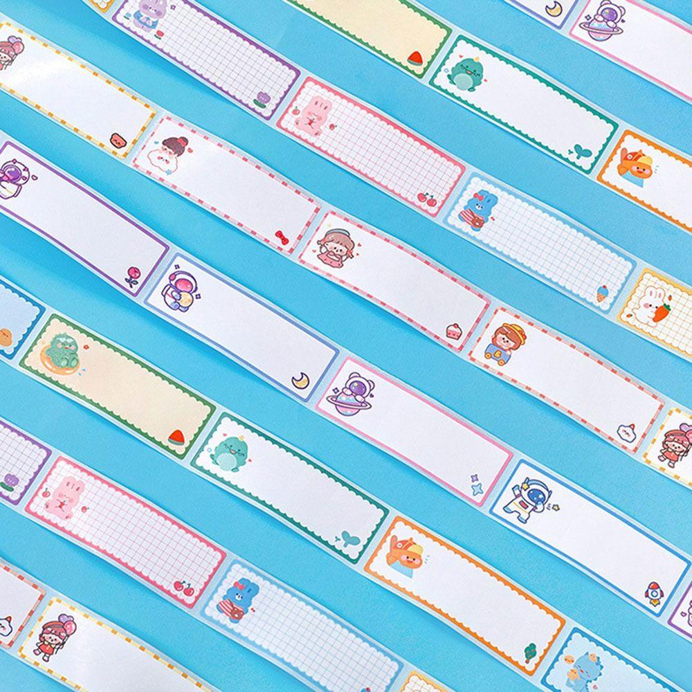 60 шт./рулон самоклеящиеся наклейки с именем записываемые наклейки этикетки высокого качества наклейки