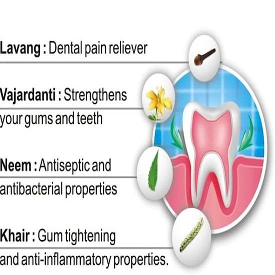 Arodent Ayurvedic Gum & Dental Pasta для кровоточивости десен 200 г (Упаковка из 2 шт.)