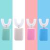 U Shaped Sonic Electric Toothbrush USB Rechargeable for Kids Adults 360° Automatic Silicone Tooth Brushes Blue Light Waterproof