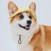 Corgi Sun Hat Pet Cap with Ear Holes Dog Sun Cap with Adjustable Neck Strap for Small And Medium Sized Pets Outdoor Sun Protection