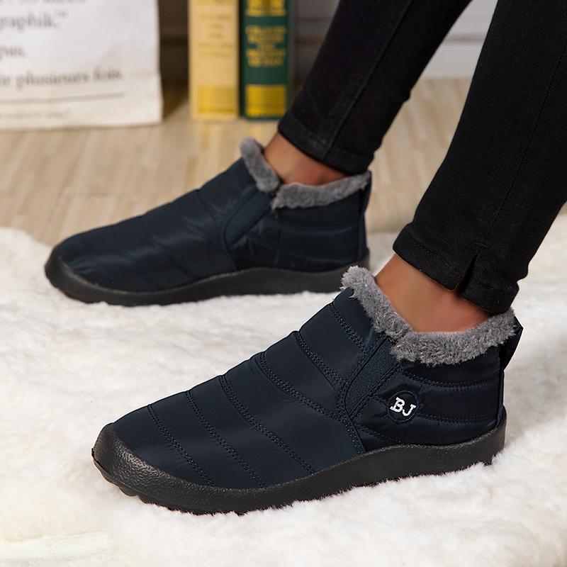 Мужские зимние ботинки плюшевые теплые ботильоны водонепроницаемые мужские и женские зимние ботинки сохраняют тепло на плоской подошве унисекс мужская обувь