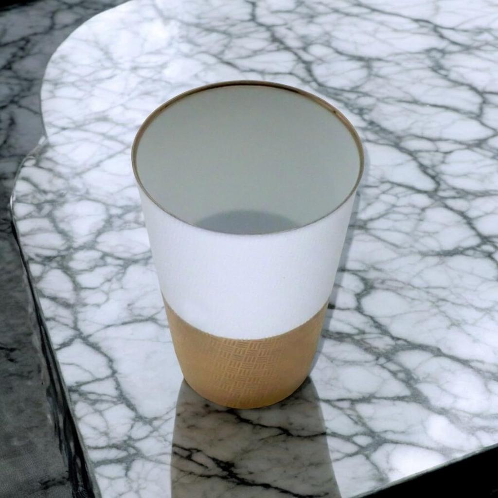 Деревянная чашка J-kitchens, сделанная в Японии, ультратонкая, светопропускающая, золотая, Ajiro, коробка, 370 мл,