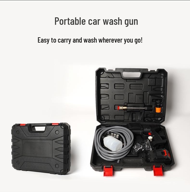 Беспроводной электрический пистолет для мойки автомобилей высокого давления с аккумуляторной батареей