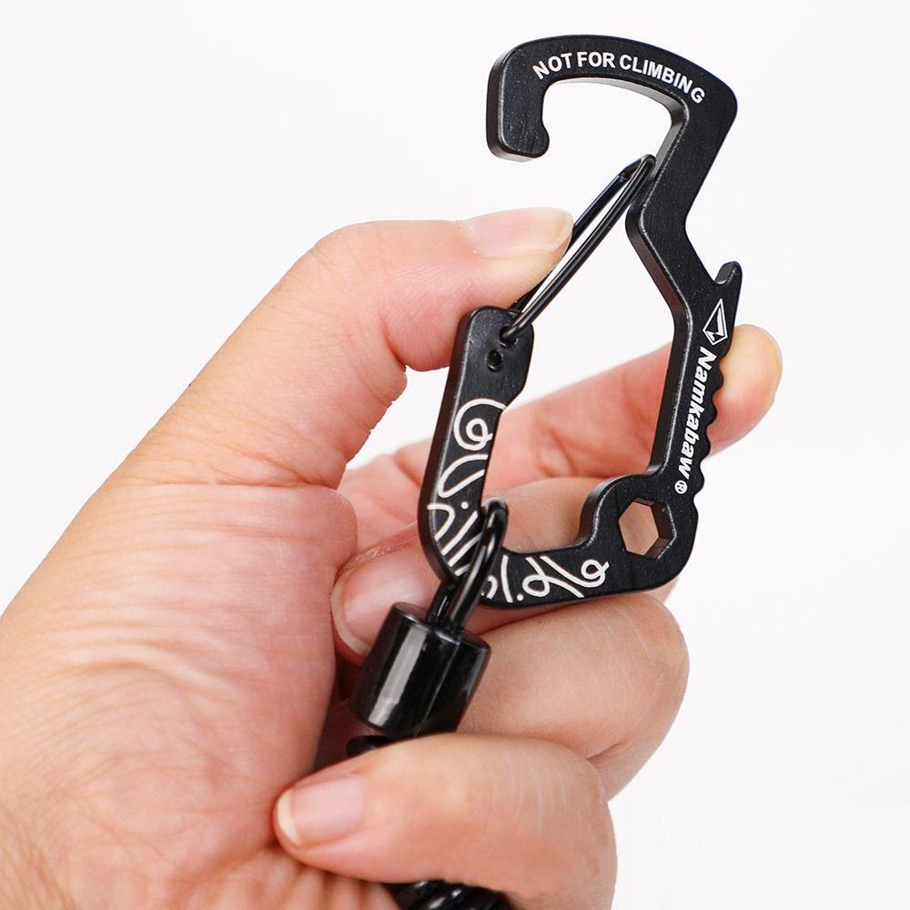 1/2/5pcs Multi functional Outdoor Retractable Spring Elastic Rope  for Camping Hiking
