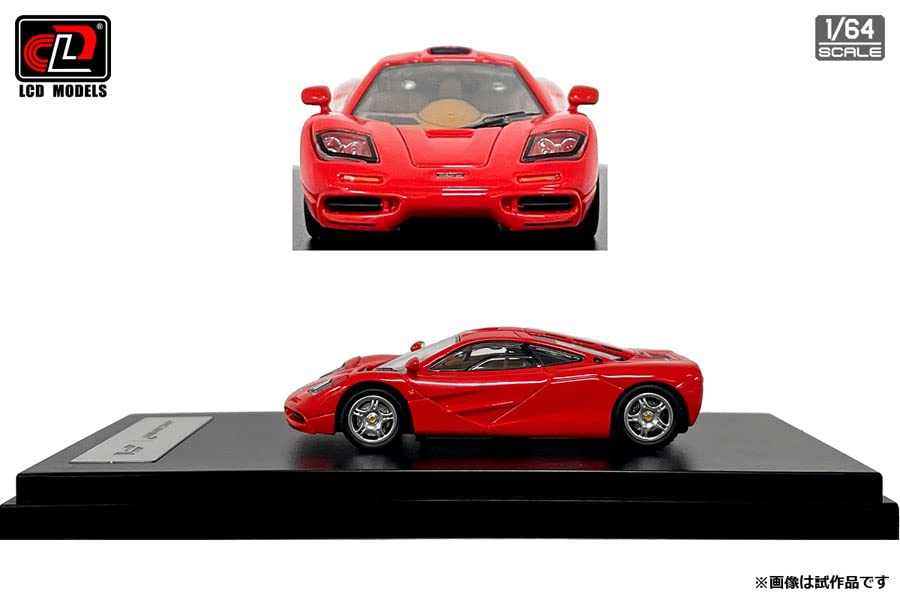 LCD МОДЕЛИ McLaren F1 Красный Готовый Продукт 1/64