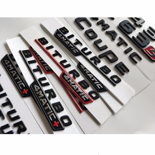 Глянцевый черный класс A A35 A45 V8 BITURBO TURBO 4MATIC + эмблема на крыле багажника задней двери для W176 W177