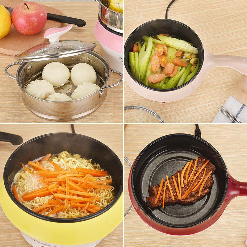 Многофункциональная электрическая кастрюля с антипригарным покрытием и корейская мини-сковорода