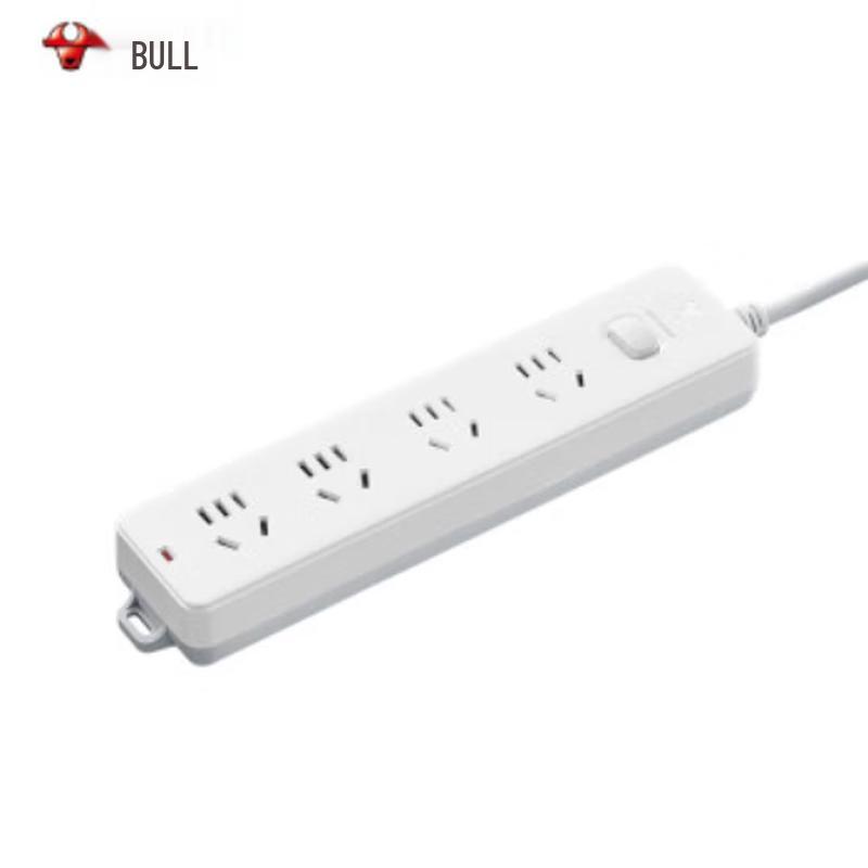 BULL GN-410 4-Outlet Power Strip with Master Switch