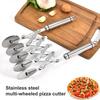 37748 Колесики Нож для теста Нержавеющая сталь Нож для кондитерских изделий Колесо для пиццы и выпечки