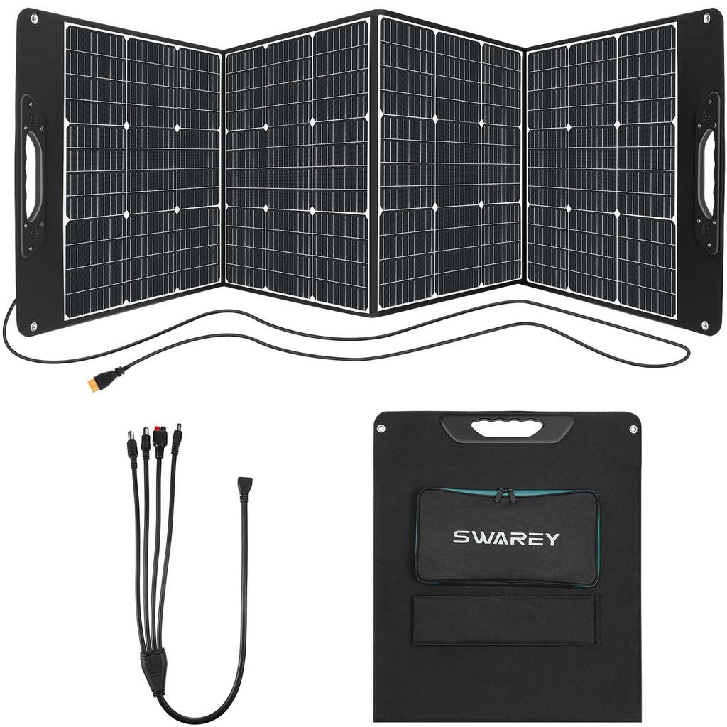 Электростанция Генератор 500 Вт(Пиковая мощность 1000 Вт) SWAREY S500 Pro 518Wh солнечный генератор зарядное устройство Power Bank с солнечной панелью 200 Вт