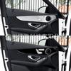 Наклейка на дверную отделку Piano Black для Mercedes C-Class W205 2014-2020, интерьер
