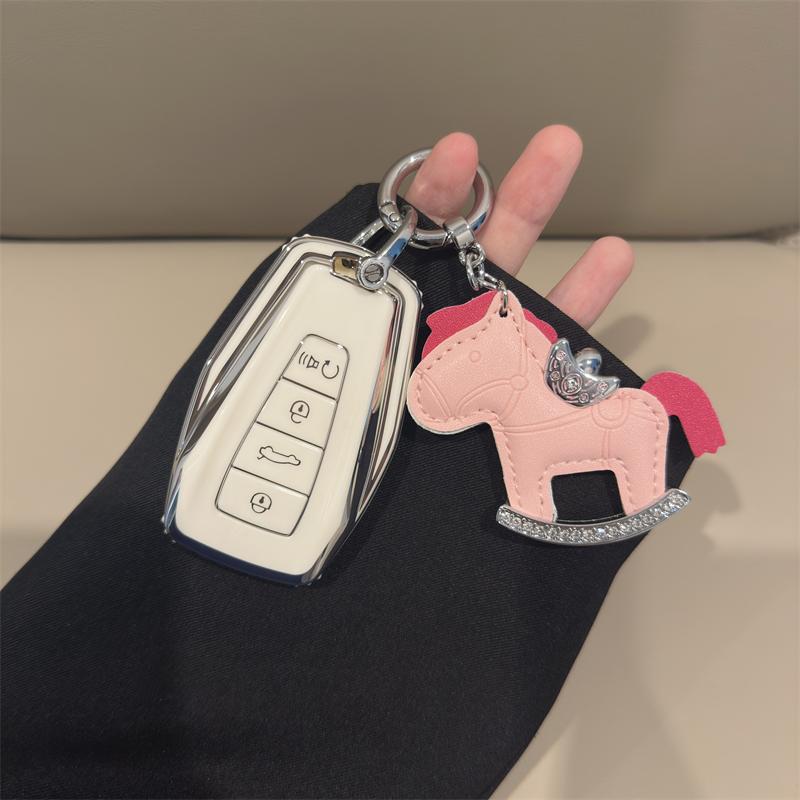 TPU Car Remote Key Case Cover Shell For Geely Coolray Boyue NL3 Atlas Emgrand X6 X7 EX7 GT GC9 Borui Protect Keyless Fob