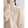 2024 Autumn and Winter New Thick Cashmere Sweater Women High Neck Pullover Sweater Warm Loose Knitted Base Sweater Jacket Tops