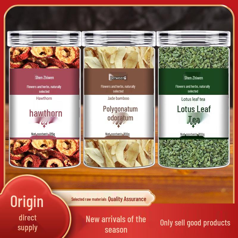 Чай из боярышника и листьев лотоса с семенами кассии от Шэнь Чживэнь – Травяной напиток для летнего здоровья