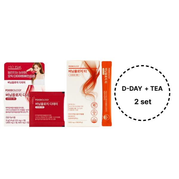 FOODOLOGY Burningology D-DAY: 3,8 г × 5 палочек, ЧАЙ FOODOLOGY Burningology: 7000 мг × 15 палочек (9 вариантов)