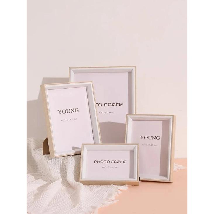 Wooden Picture Frame Modern Desktop Art Decoration Picture Frame