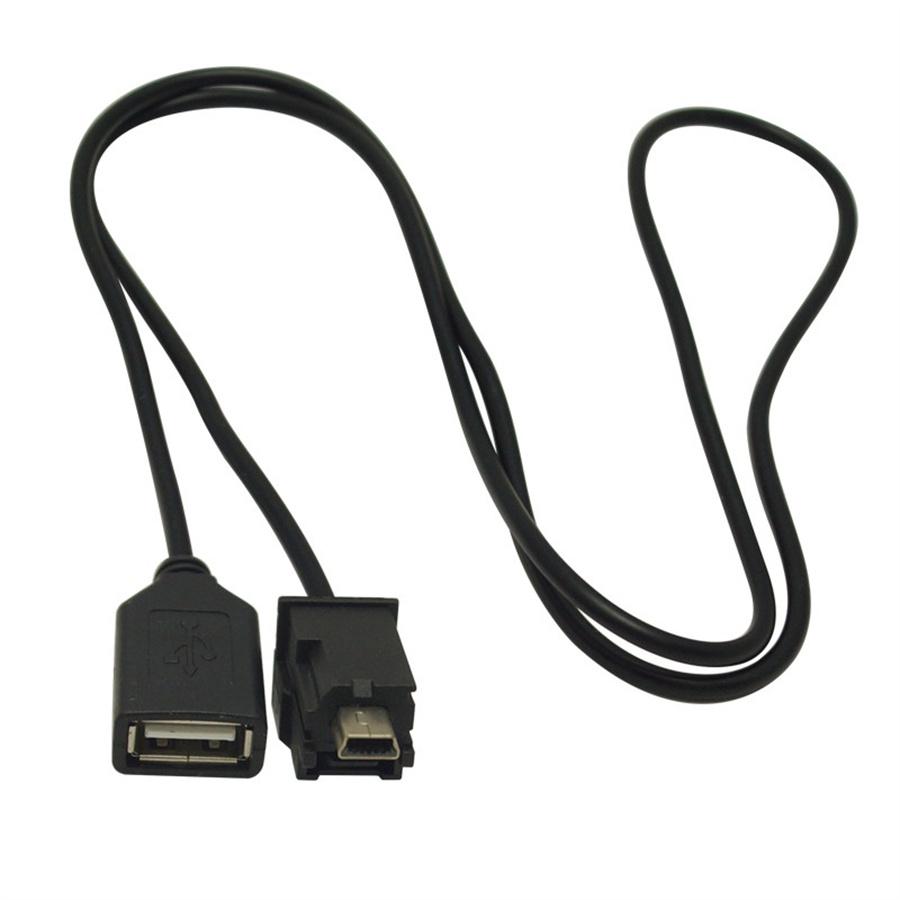 Car Mini USB Port Switch Cable Adapter For Nissan X-Trail Tenna Bluebird Sylphy
