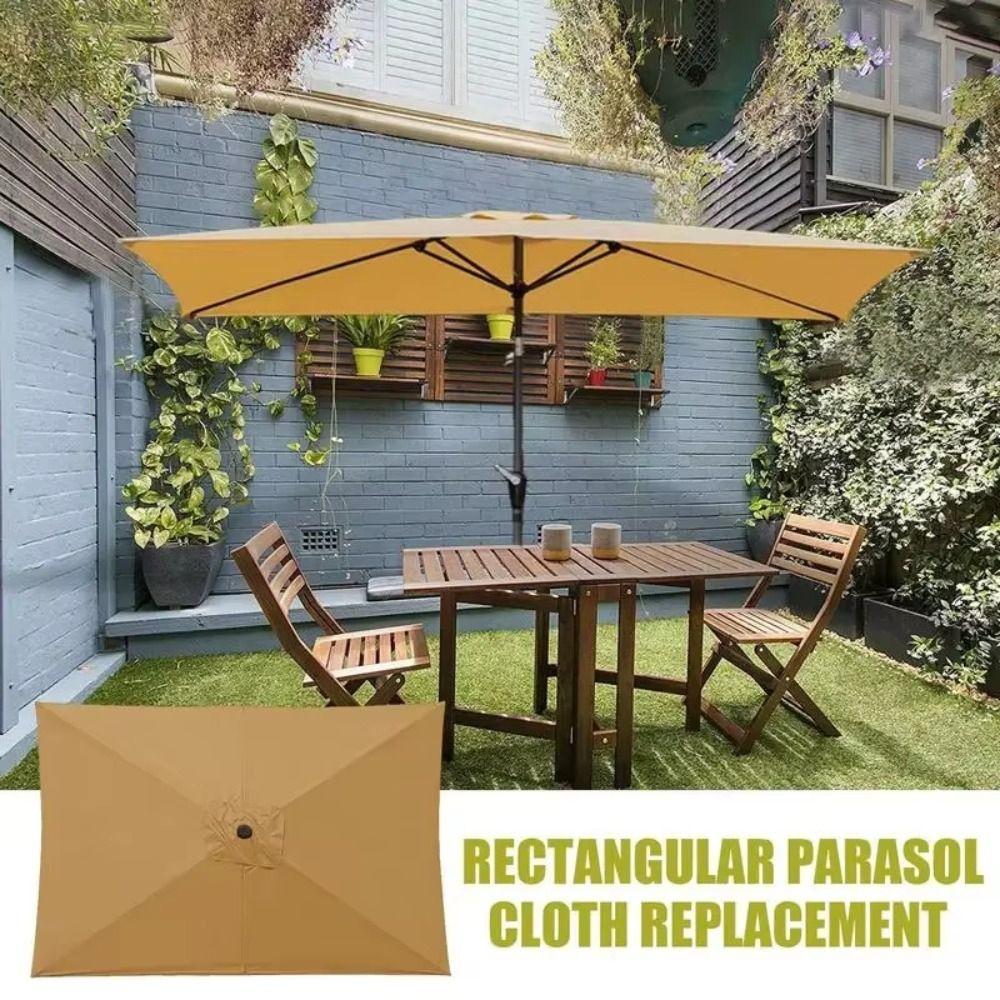 Waterproof Patio Umbrella UV Protection Sunshade Sun Shade Replacement Canopy Garden