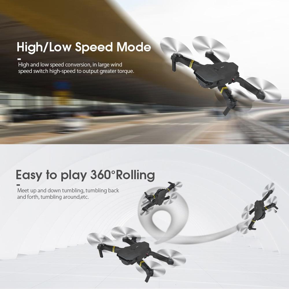 E58 Pro 4K HD Remote Control Drone Four-Rotor Helicopter Single/Dual Camera Aerial Photography Obstacle Avoidance Drone