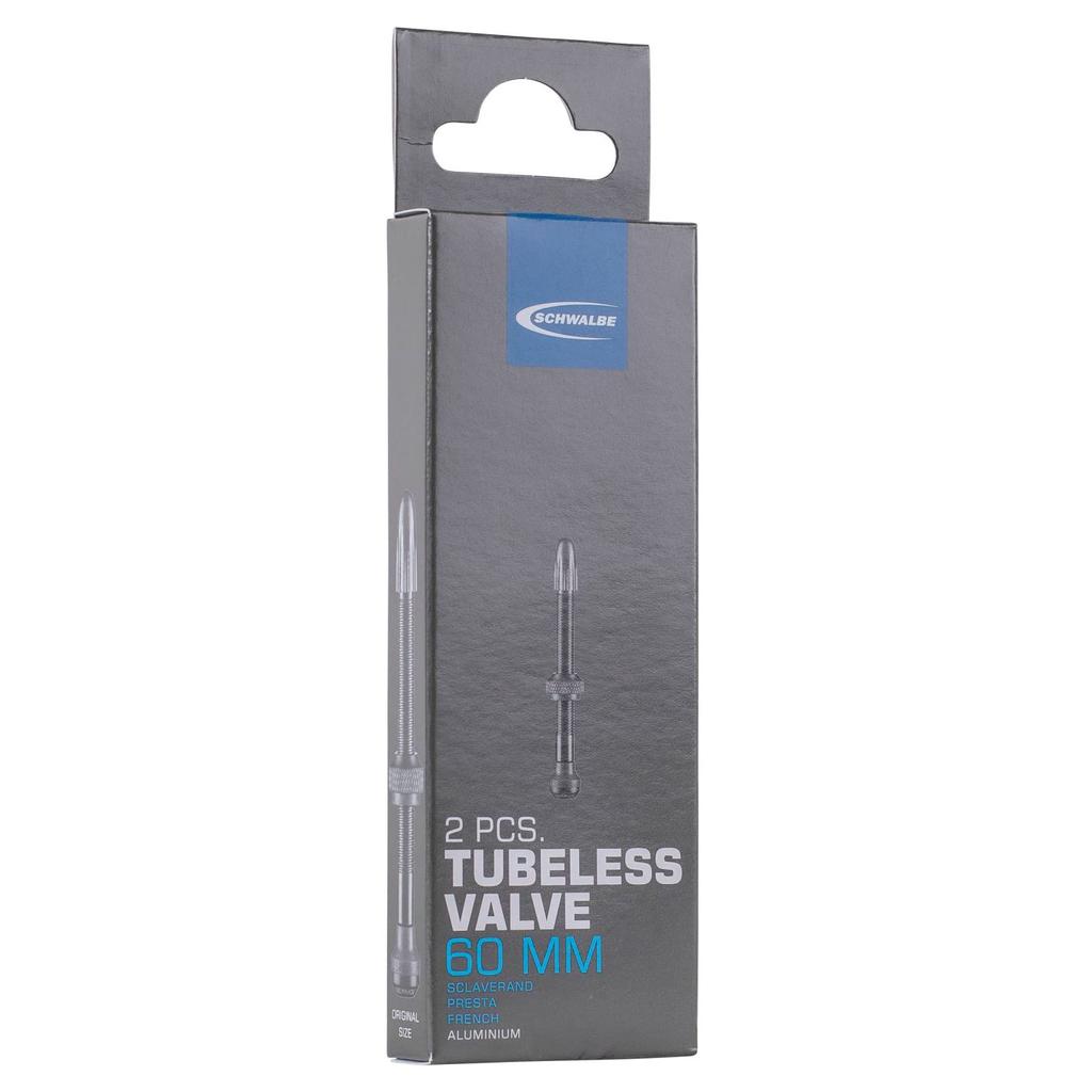 SCHWALBE SCHWALBE Tubeless Valve 3471 For Bicycles Black Valve Length 60mm [Genuine Product]