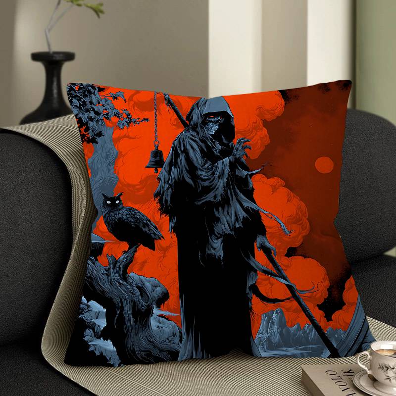 Подушка с чехлом M-METALLICA Cool Cushion Cover Наволочка Обивка Диван Плед для дивана Домашний Декор Наволочка
