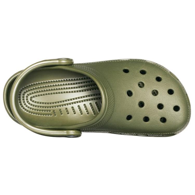 Crocs Классические пляжные унисекс сандалии армейского зеленого цвета 10001-309