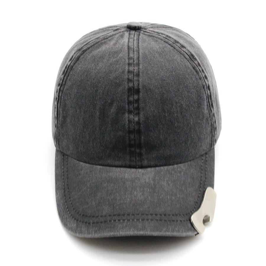 Customized Grey Premium Cotton Beer Festival Hat with Bottle Opener