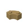 20 ШТ. Детали MOC 3063 85080 Кирпич Круглый Угол 2x2 макарони кирпичи совместимые DIY Сборка Строительные Блоки частица Ki