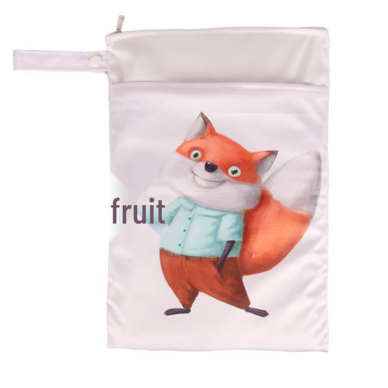 Новая водонепроницаемая сумка для подгузников двойного назначения 25x35 с двойной молнией