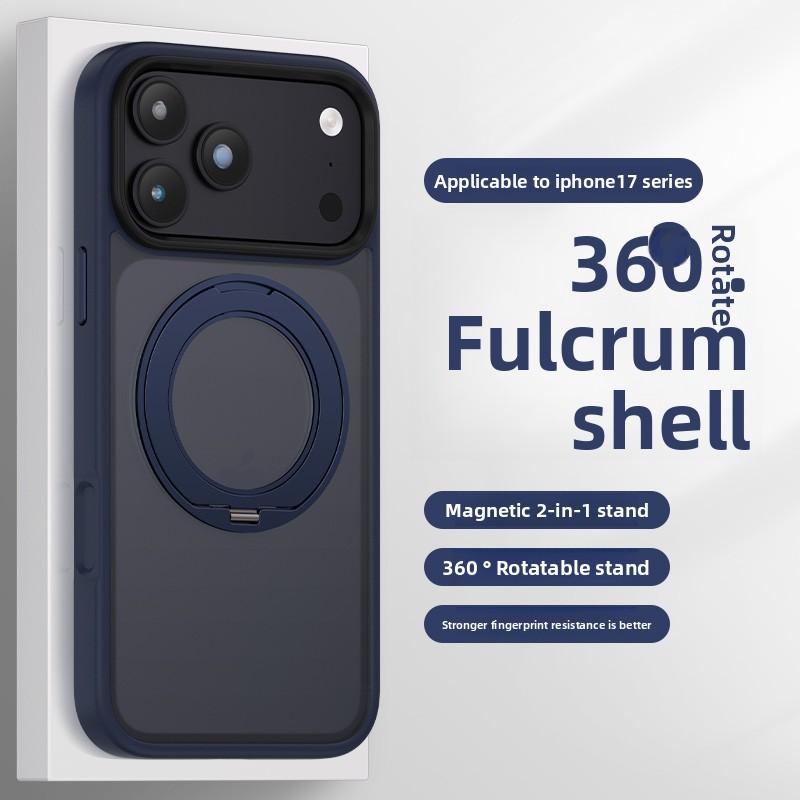 Роскошный магнитный чехол для телефона с вращением на 360° для iPhone 17 Pro Max 16 Plus 15 14 13 12 11, противоударный, тонкий, для Magsafe, с подставкой